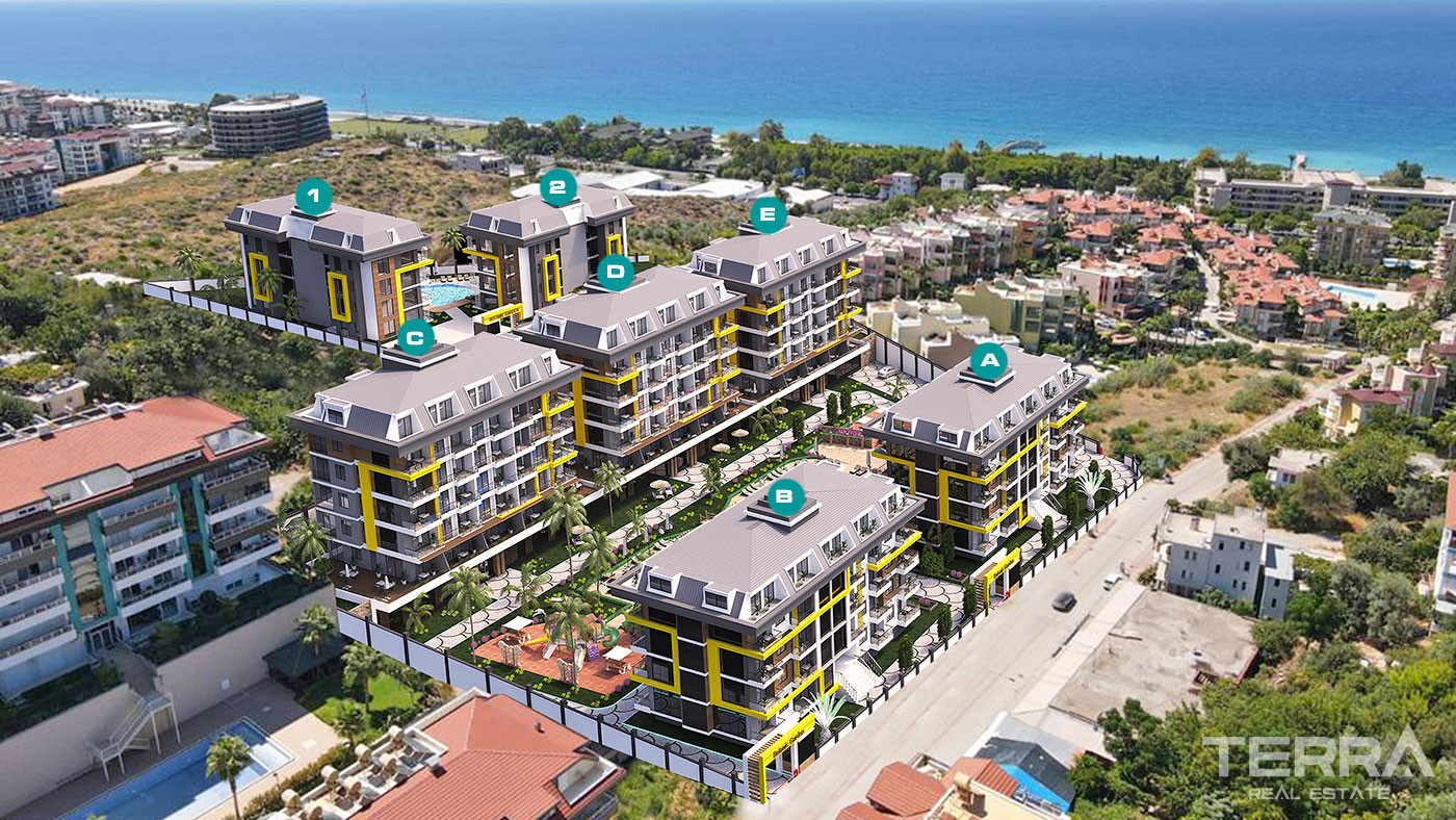 Apartments For Sale in Botanic Garden, Kestel, Alanya - 53583
