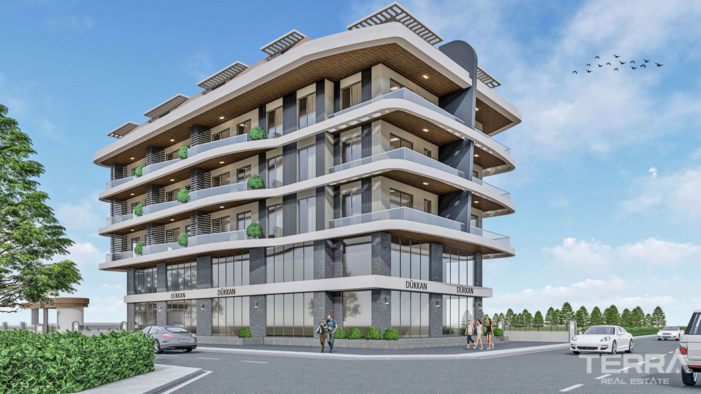 Luxury Apartments in Alanya Kestel Within Only 150 m From the Beach - 53225