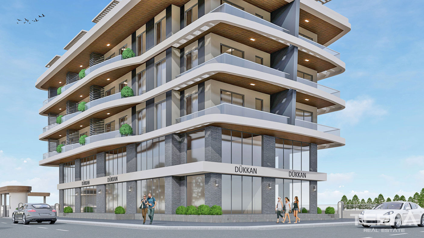 Luxury Apartments in Alanya Kestel Within Only 150 m From the Beach - 53226