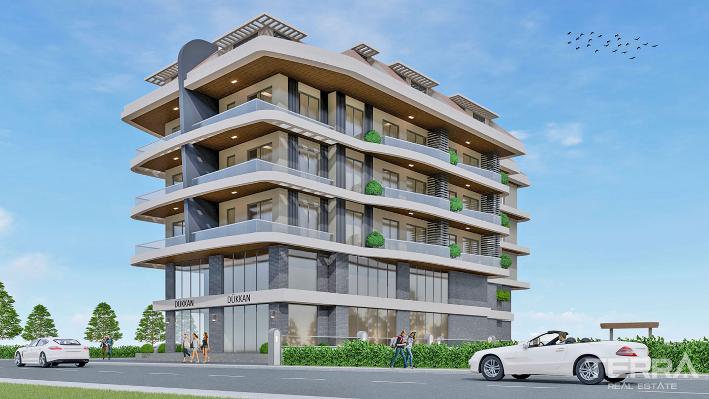 Luxury Apartments in Alanya Kestel Within Only 150 m From the Beach - 53227