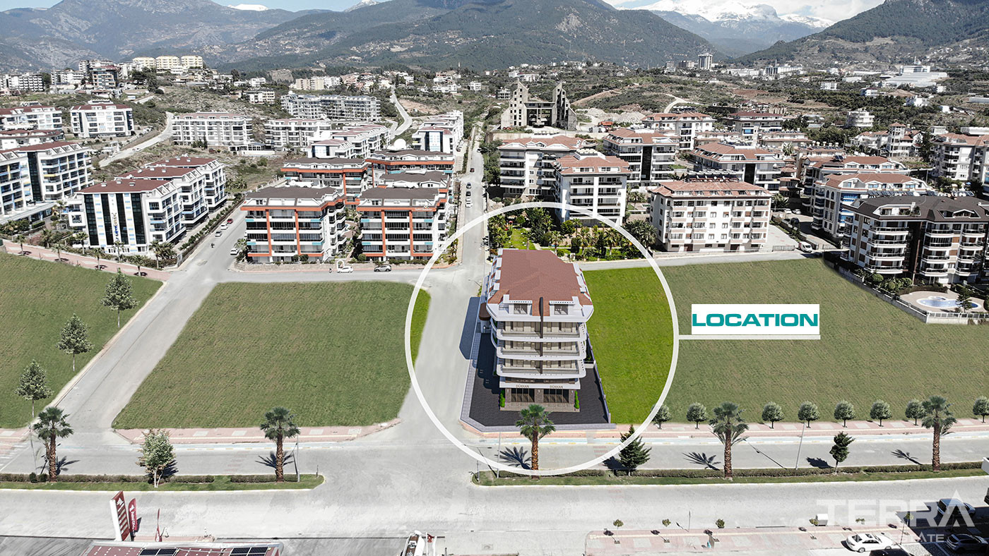 Luxury Apartments in Alanya Kestel Within Only 150 m From the Beach - 53234
