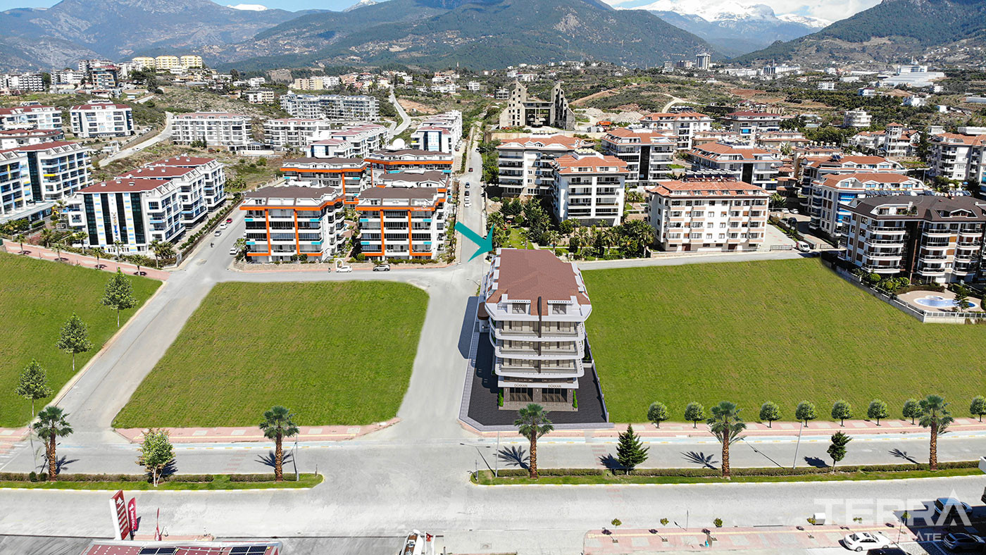Luxury Apartments in Alanya Kestel Within Only 150 m From the Beach - 53235