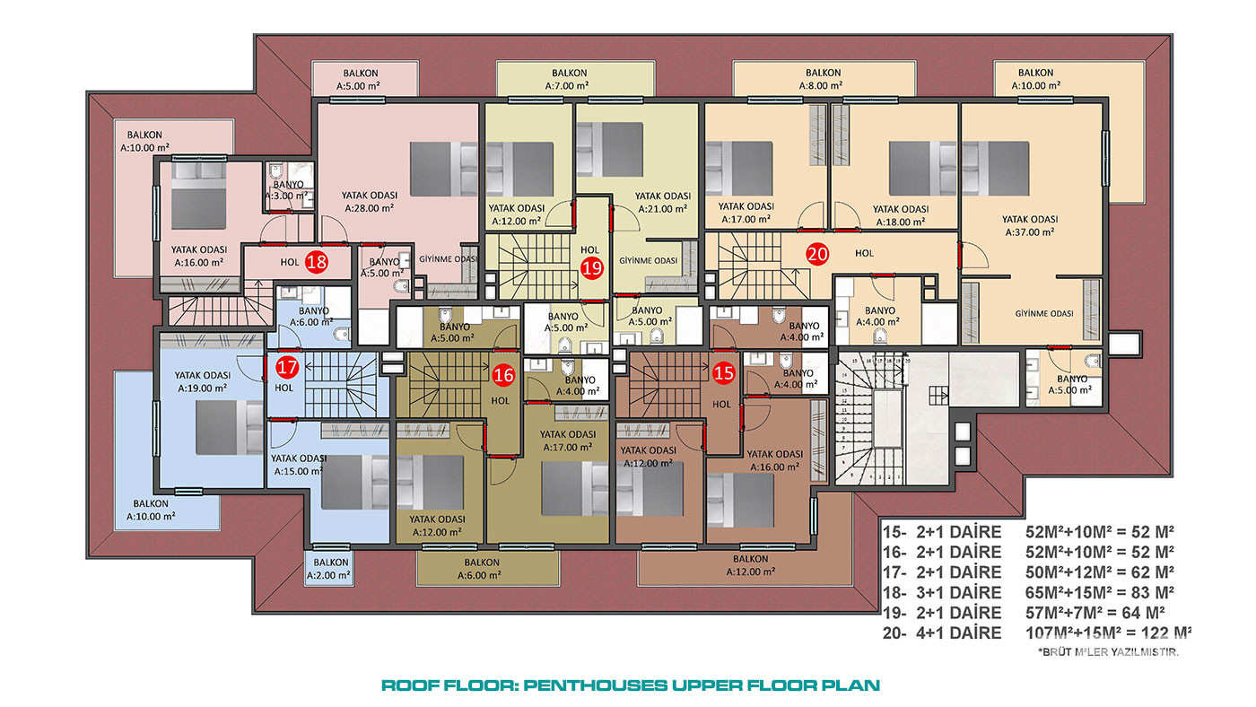 Luxury Apartments in Alanya Kestel Within Only 150 m From the Beach - 53242