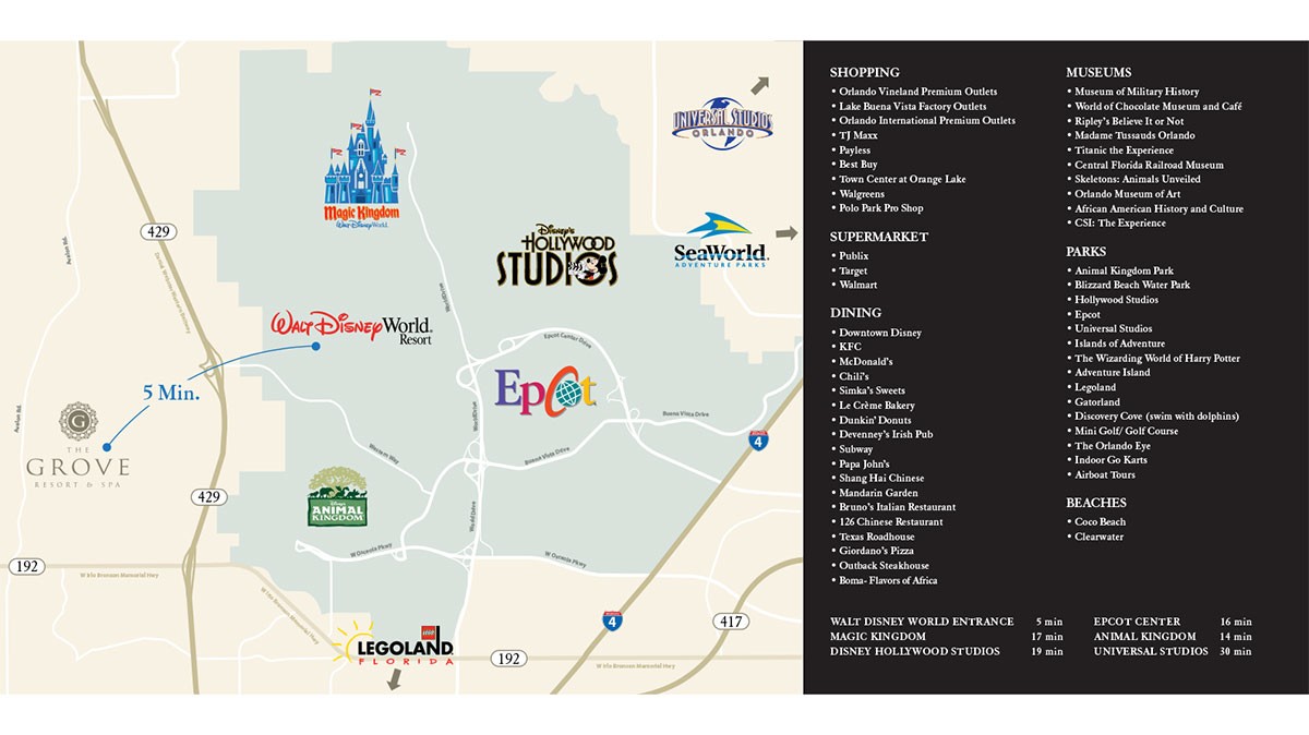 Apartments for sale at The Grove Resort Orlando Florida - 899