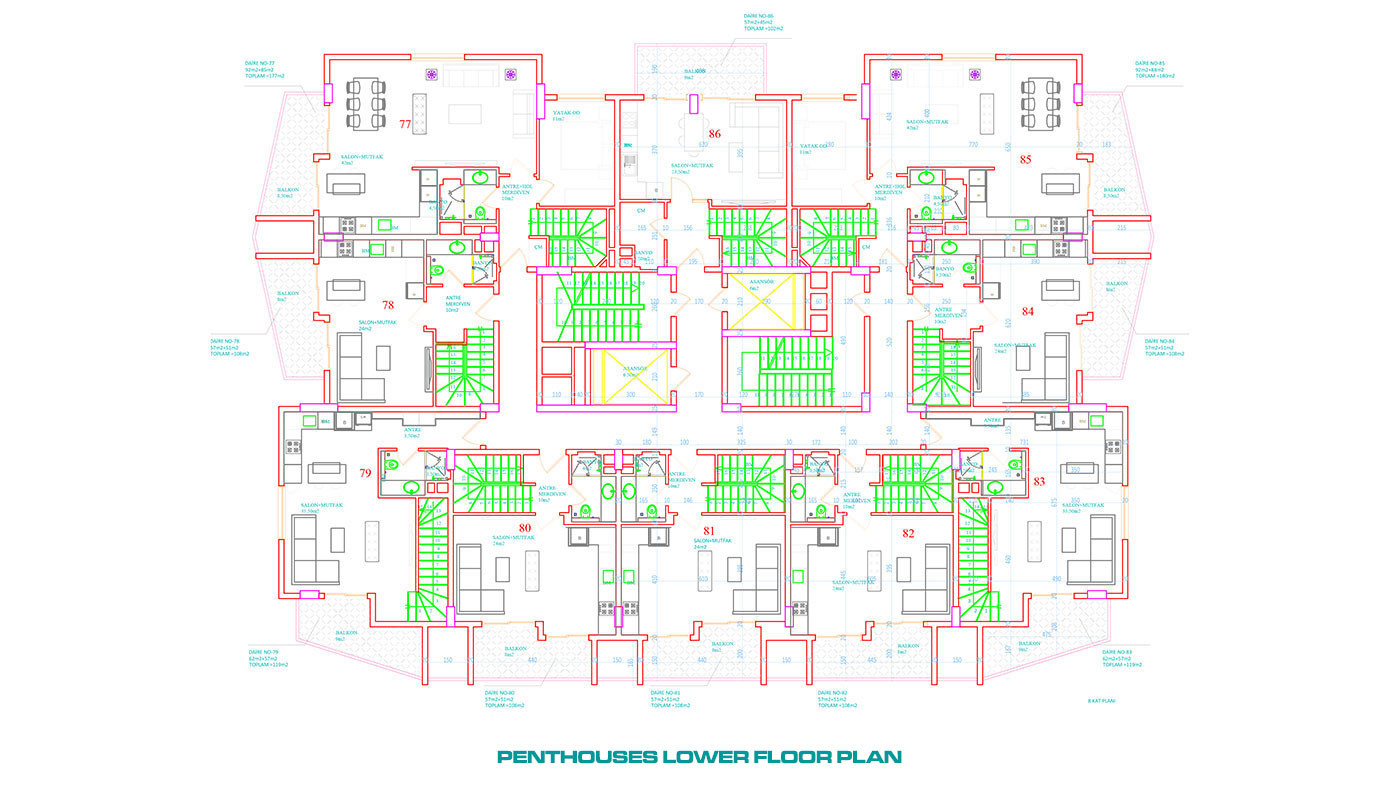 Well-Located Exclusive Alanya Apartments with High-Quality Amenities - 53711