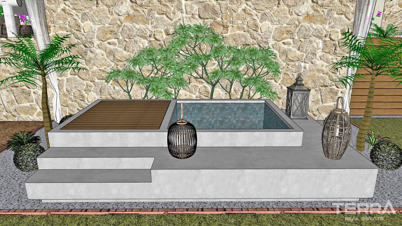 Semi-Detached Luxury Villas in Side Town Close to the Beach - 53783
