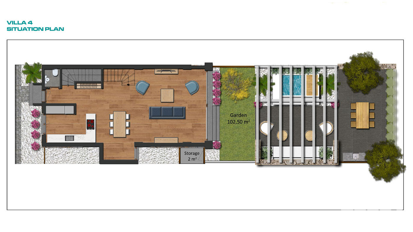 Semi-Detached Luxury Villas in Side Town Close to the Beach - 53814