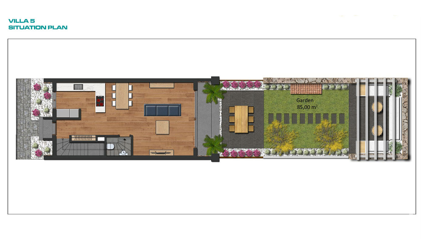 Semi-Detached Luxury Villas in Side Town Close to the Beach - 53818