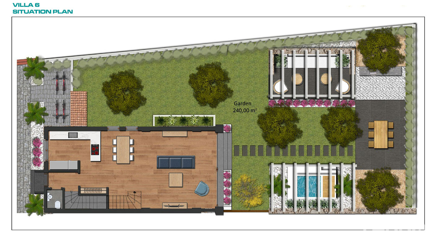 Semi-Detached Luxury Villas in Side Town Close to the Beach - 53822