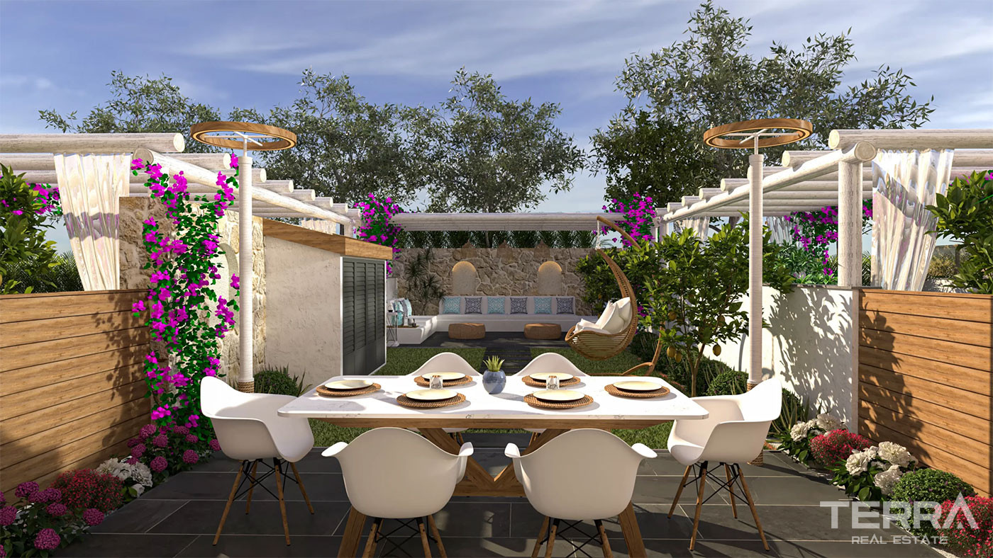 Semi-Detached Luxury Villas in Side Town Close to the Beach - 104509