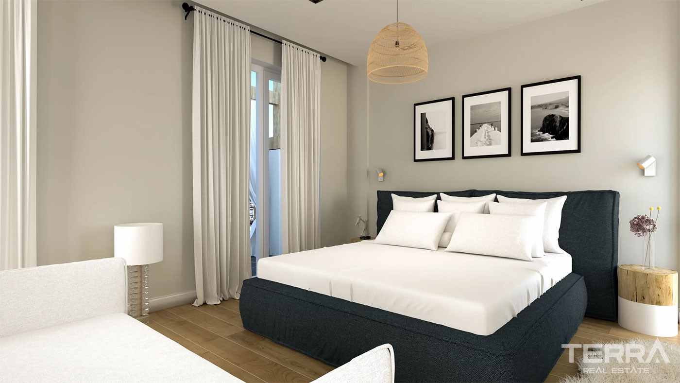 Semi-Detached Luxury Villas in Side Town Close to the Beach - 104516