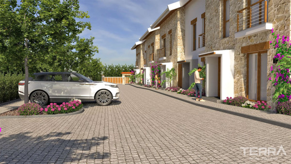 Semi-Detached Luxury Villas in Side Town Close to the Beach