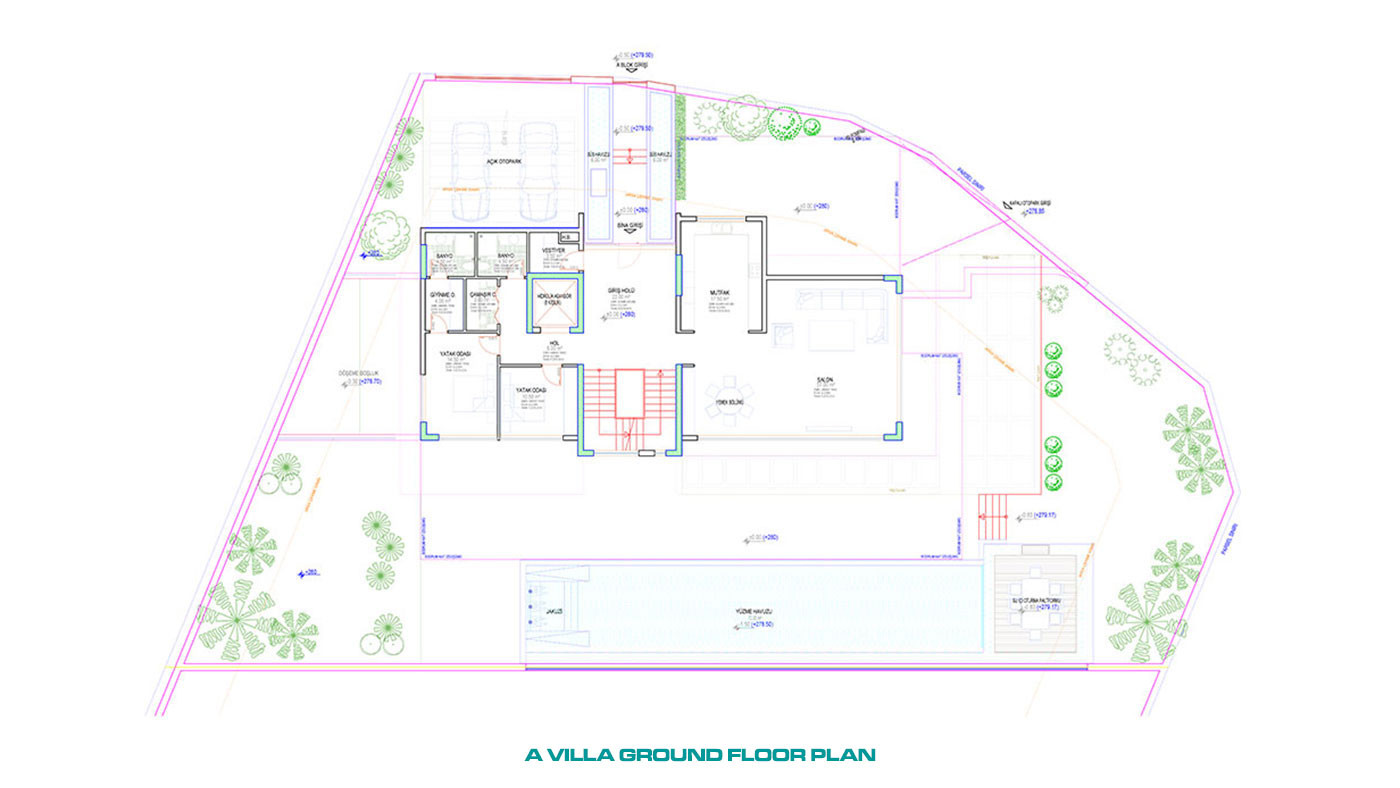 Villas de Qualité Supérieure Avec Vue Mer Panoramique à Alanya Bektaş - 53746