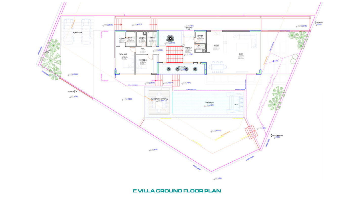 Villas de Qualité Supérieure Avec Vue Mer Panoramique à Alanya Bektaş - 53774
