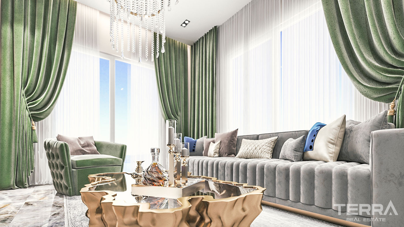 Exklusiva strandlägenheter i Cebeci Towers, Alanya, Mahmutlar - 62257