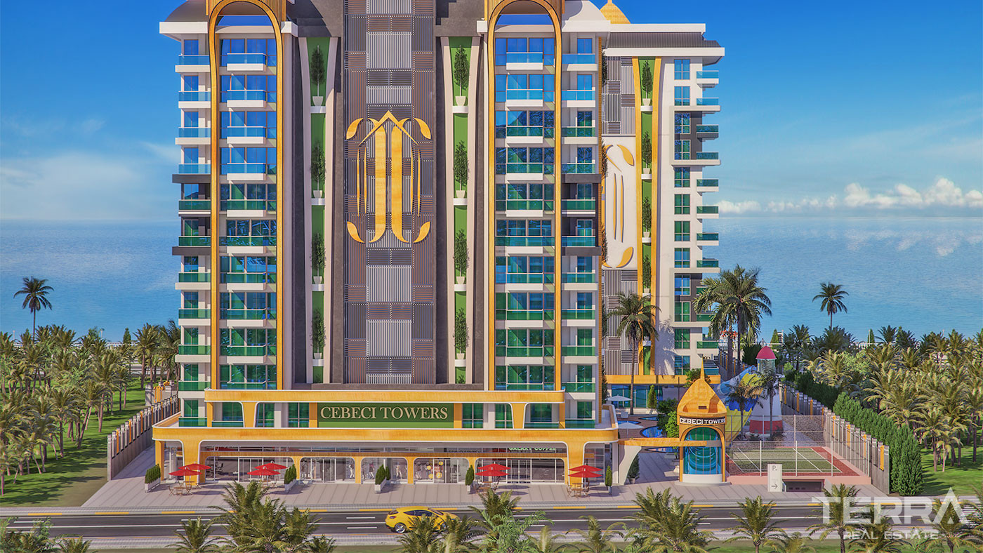 Exklusiva strandlägenheter i Cebeci Towers, Alanya, Mahmutlar - 64276