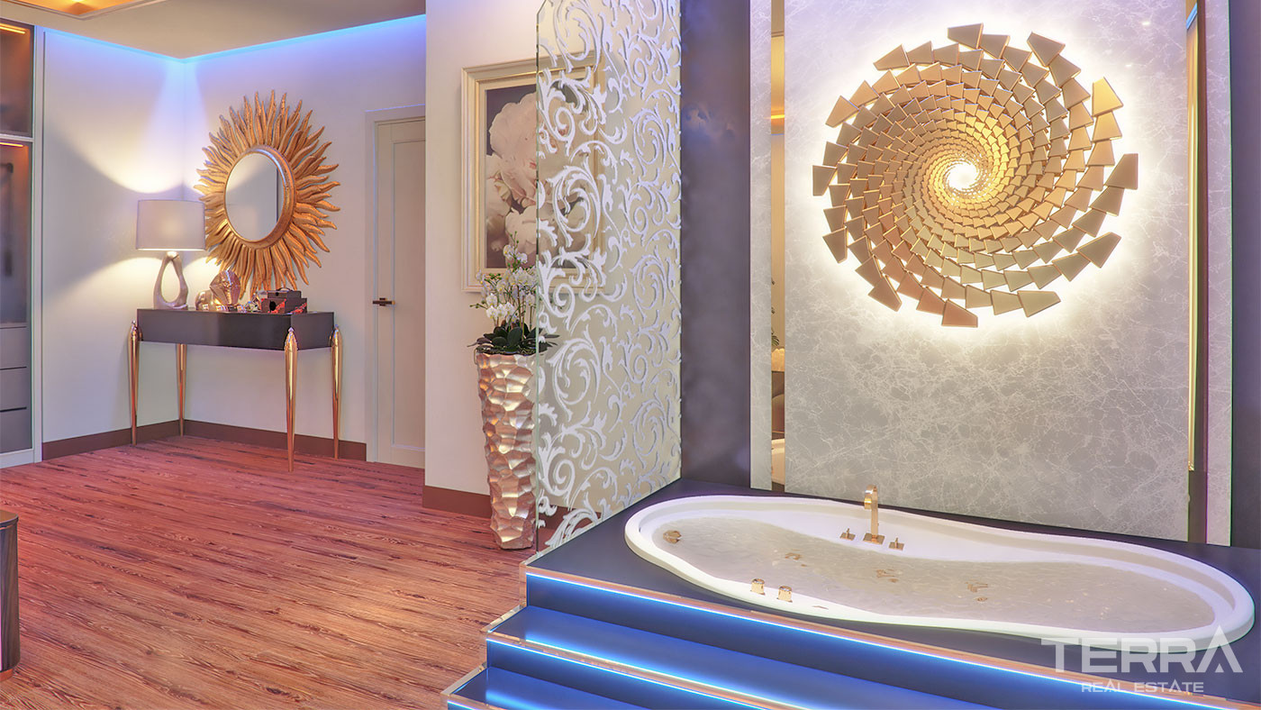Exklusiva strandlägenheter i Cebeci Towers, Alanya, Mahmutlar - 64297