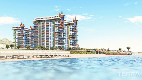 Luxe Apartments at Cebeci Towers with Rich Facilities in Mahmutlar
