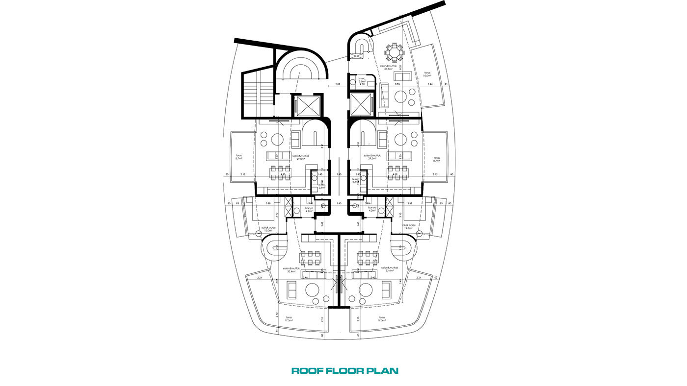 High-Quality Apartments in Alanya Center Close to Cleopatra Beach - 53897