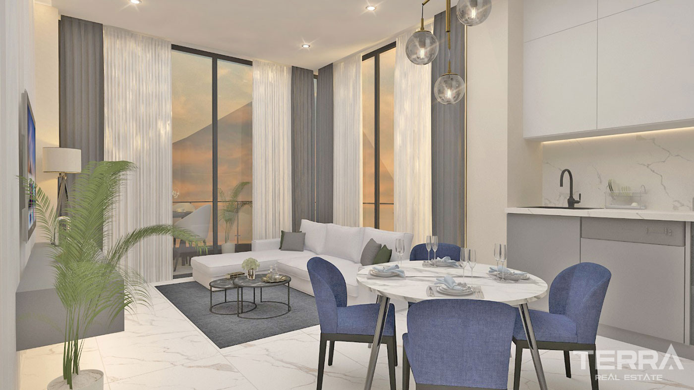 High-Quality Apartments in Alanya Center Close to Cleopatra Beach - 53899