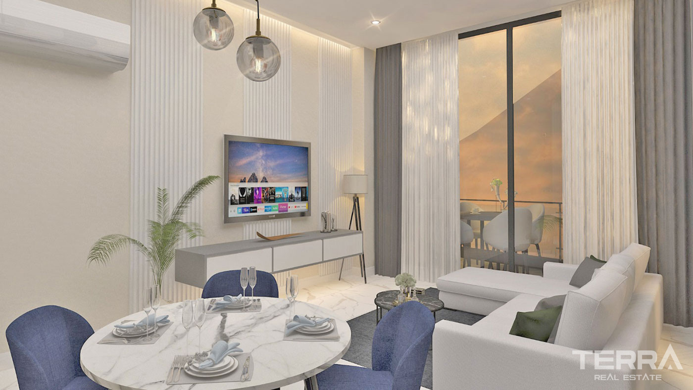 High-Quality Apartments in Alanya Center Close to Cleopatra Beach - 53898