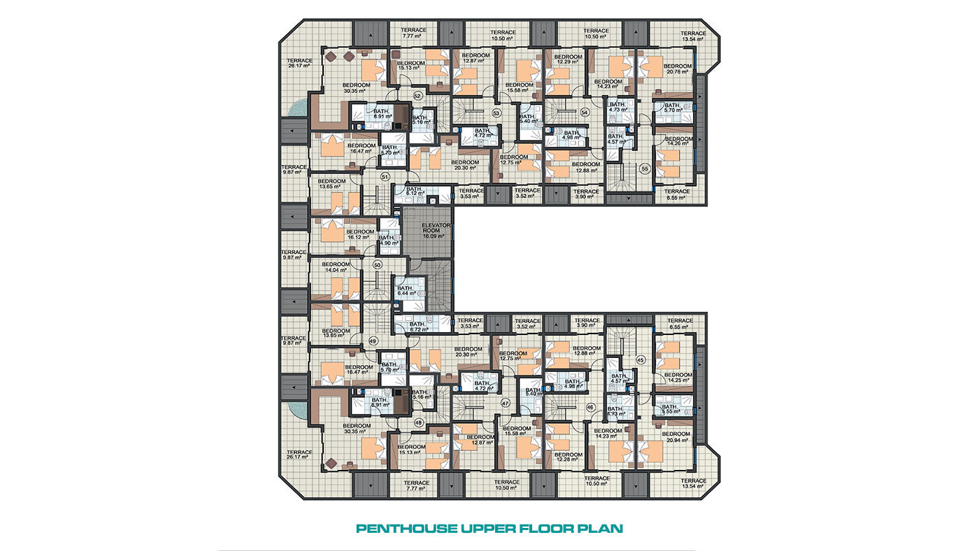 Luxury Sea View Apartments in Alanya Kargıcak with 5-Star Amenities - 54484