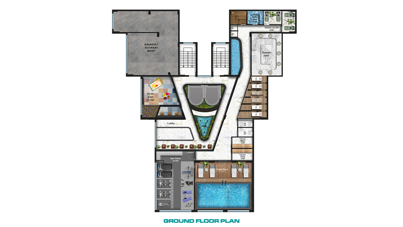 Apartments Within Walking Distance to the Beach in Mahmutlar, Alanya - 54801