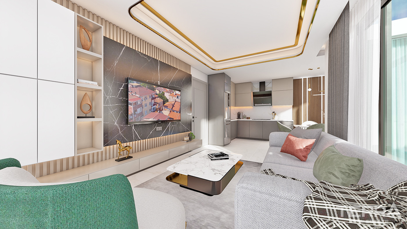 Apartments Within Walking Distance to the Beach in Mahmutlar, Alanya - 54831