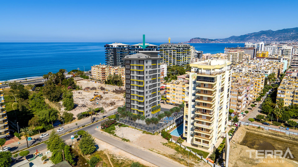 Luxury Apartments within 150 m from the Beach in Mahmutlar Alanya