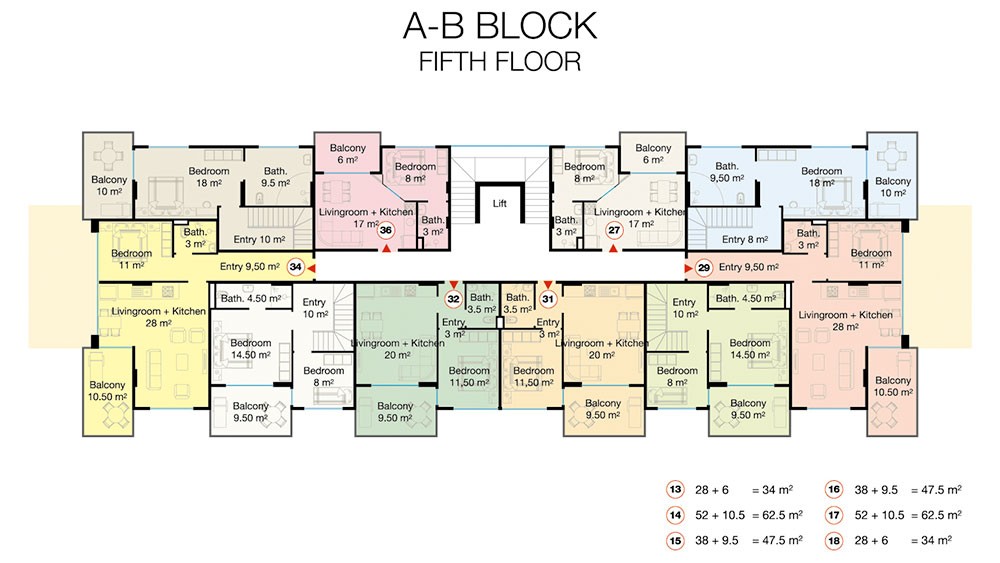 Aqua Residence — Sea View Apartments for Sale in Kestel, Alanya - 970