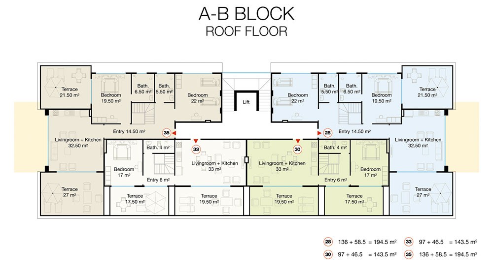 Aqua Residence — Sea View Apartments for Sale in Kestel, Alanya - 971