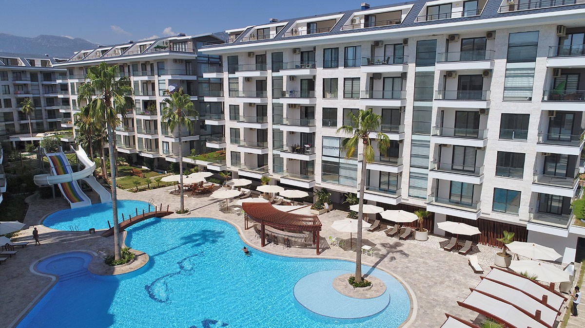 Aqua Residence — Sea View Apartments for Sale in Kestel, Alanya - 1005