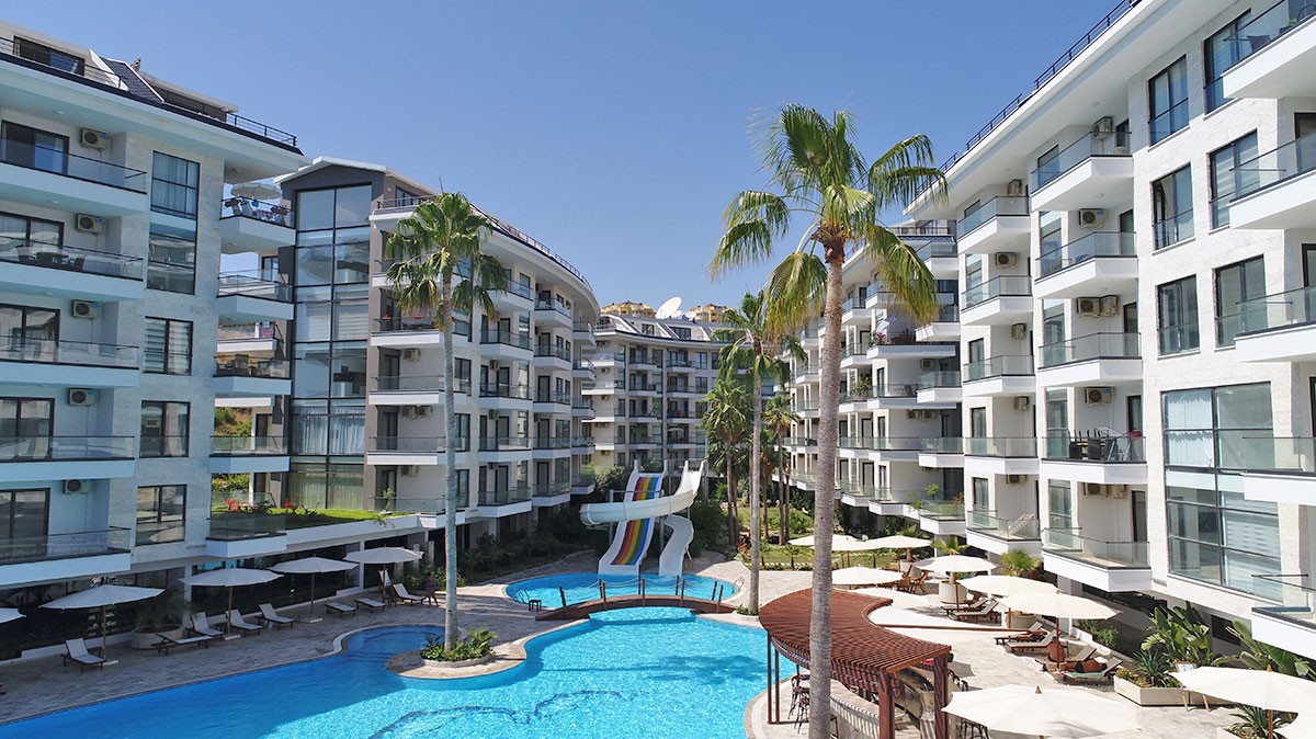 Aqua Residence — Sea View Apartments for Sale in Kestel, Alanya - 1007