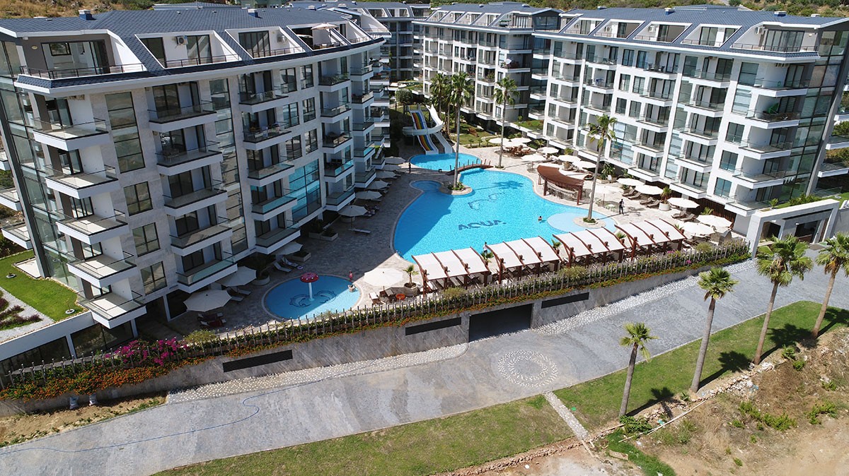 Aqua Residence — Sea View Apartments for Sale in Kestel, Alanya - 1010