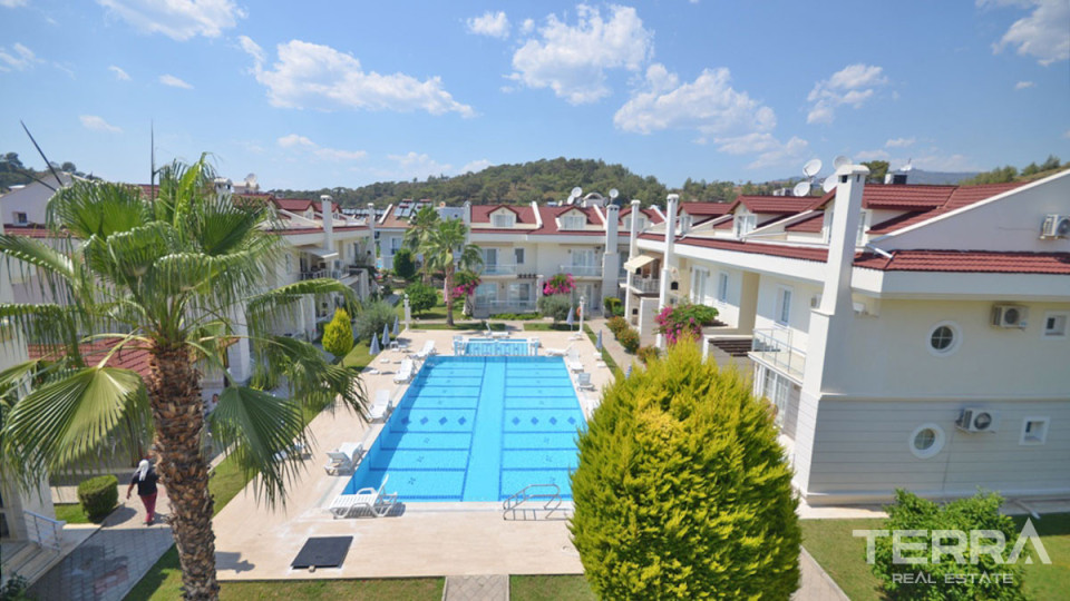 Resale Apartment with Shared Swimming Pool in Fethiye, Caliş
