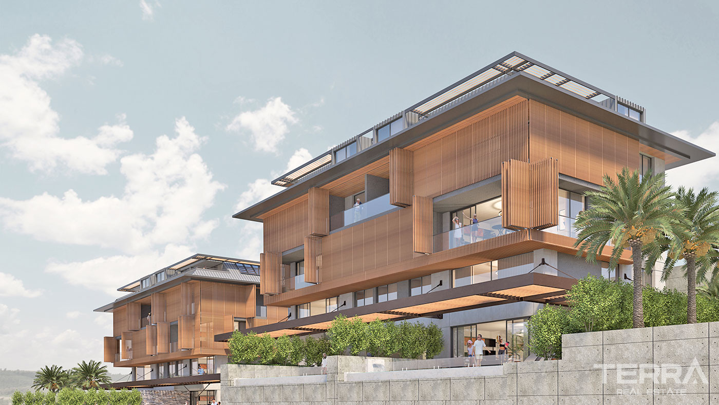 Nowoczesne apartamenty z panoramicznym widokiem na morze i zamek w Alanyi - 55298