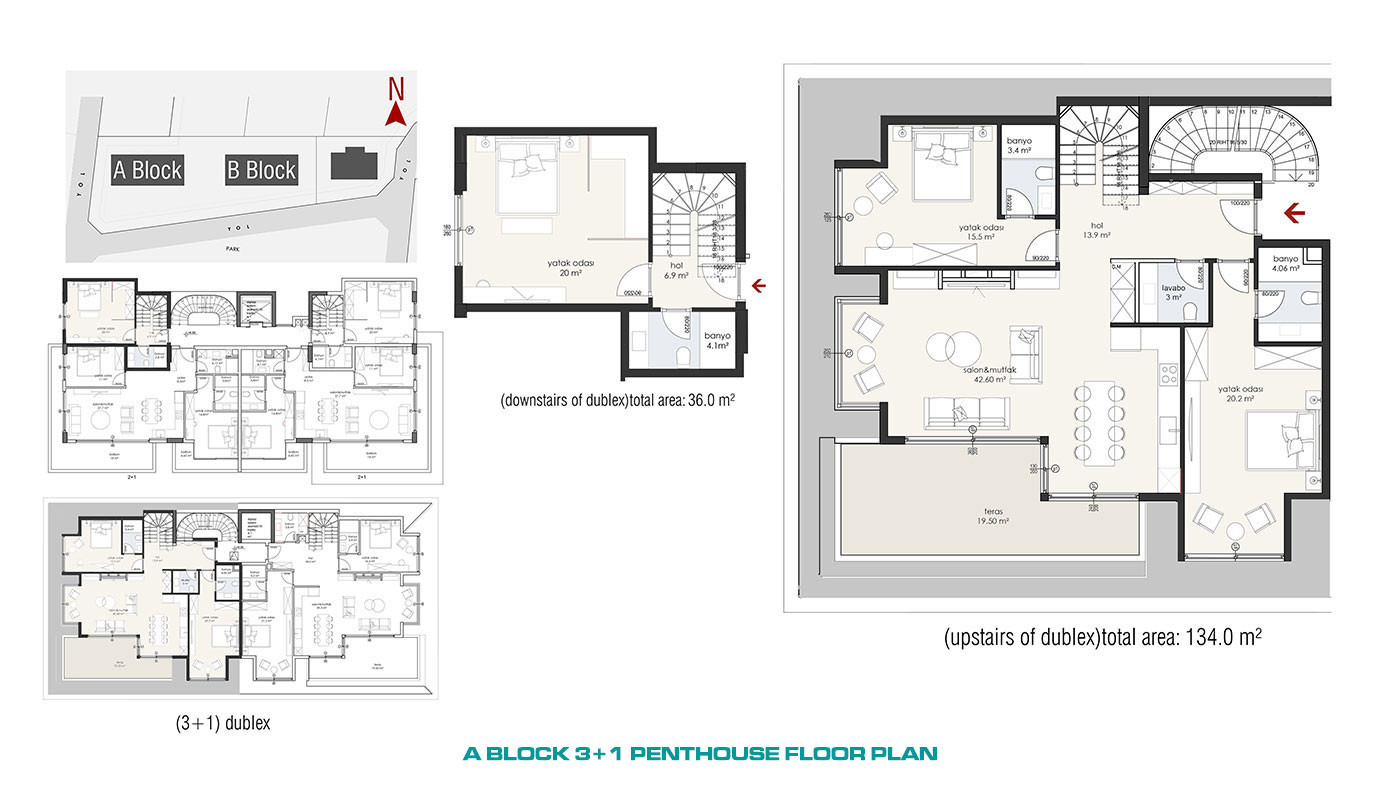 Nowoczesne apartamenty z panoramicznym widokiem na morze i zamek w Alanyi - 55318