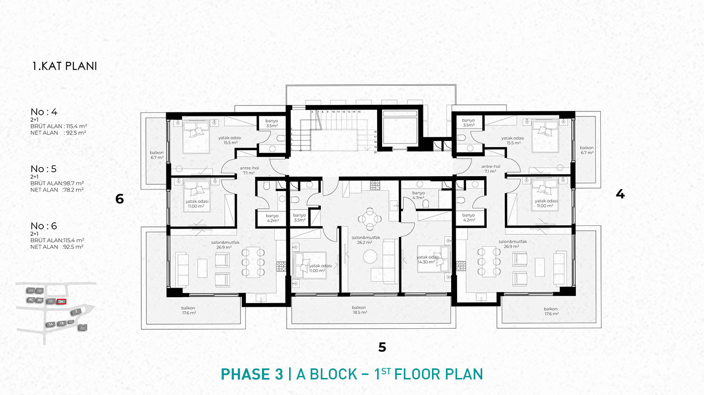 Nowoczesne apartamenty z panoramicznym widokiem na morze i zamek w Alanyi - 101285