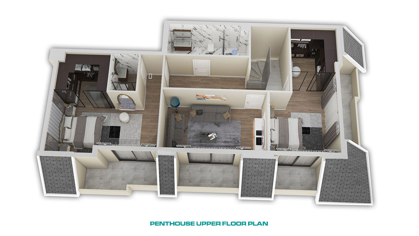 Centrally Located Luxury Apartments with Rich Amenities in Alanya - 55367