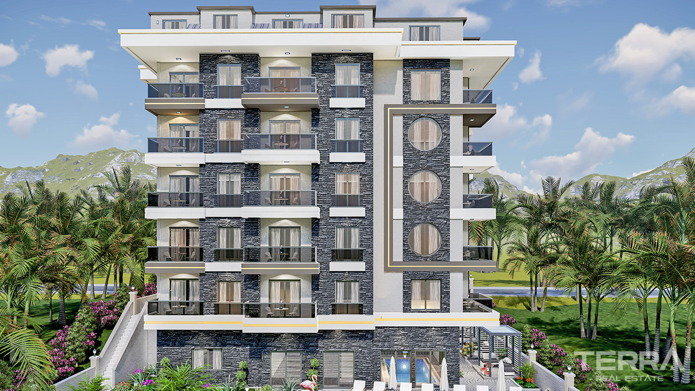 Apartments with Top Amenities at Alaiye Boutique Residence in Alanya - 56480