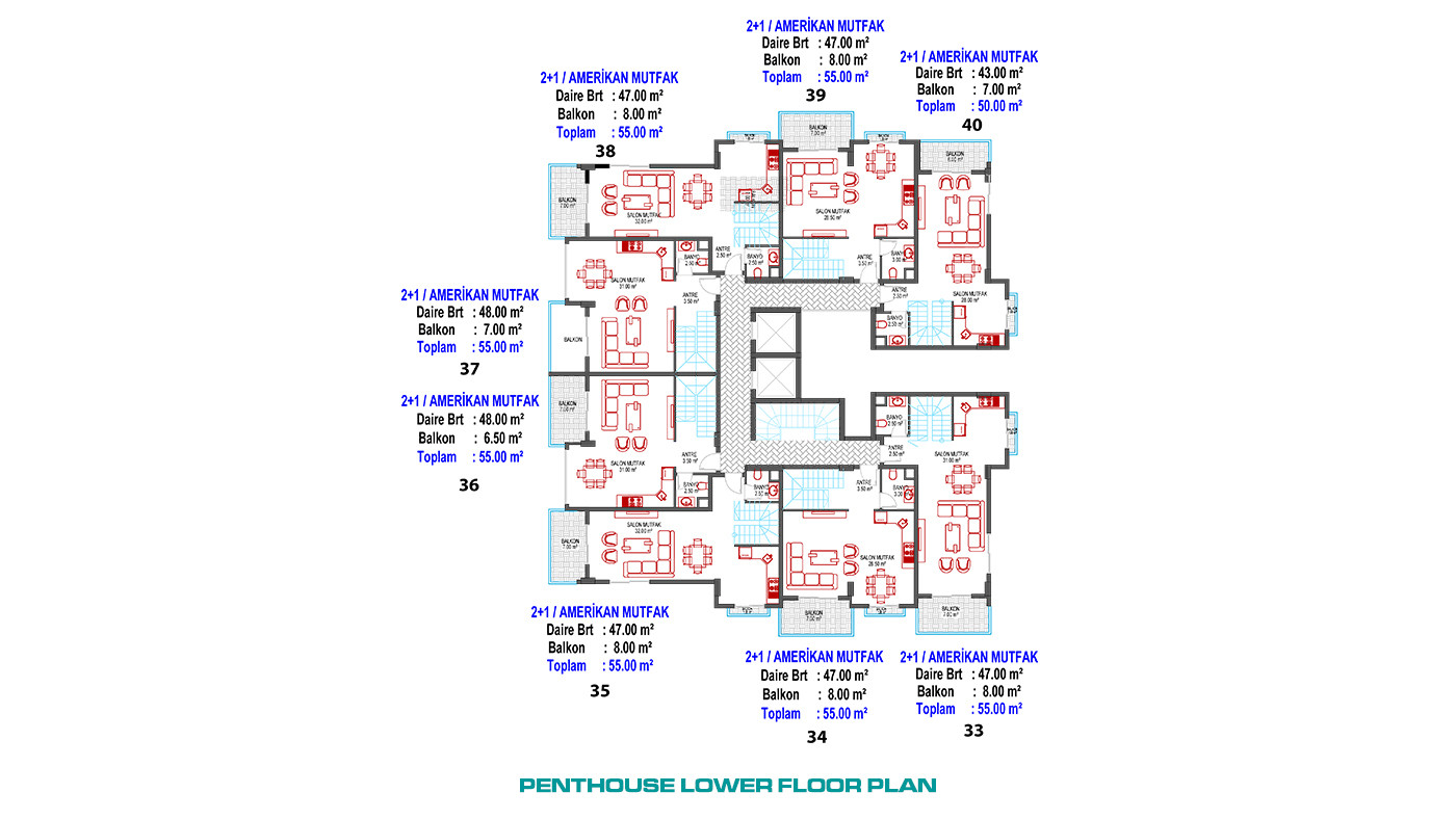 Apartments with Top Amenities at Alaiye Boutique Residence in Alanya - 56502