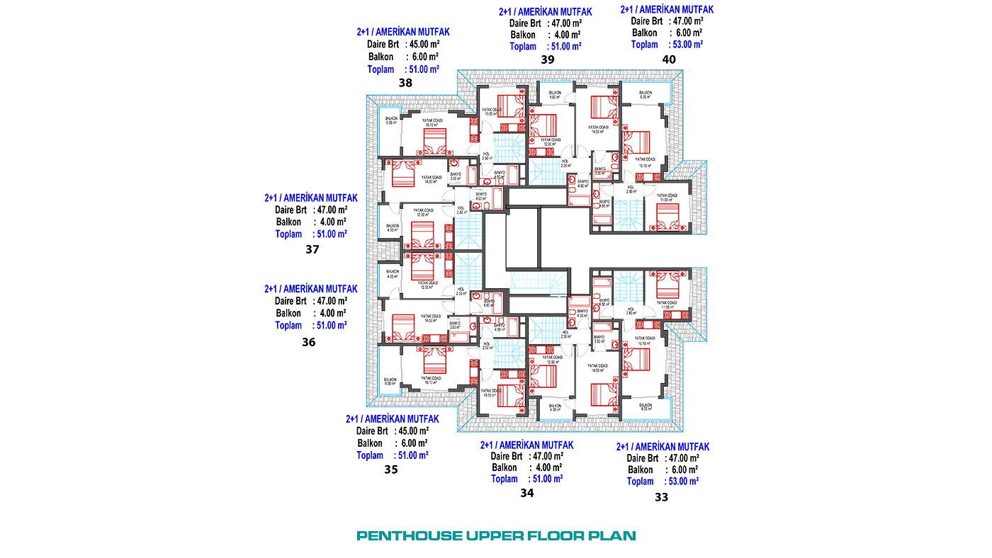 Apartments with Top Amenities at Alaiye Boutique Residence in Alanya - 56503