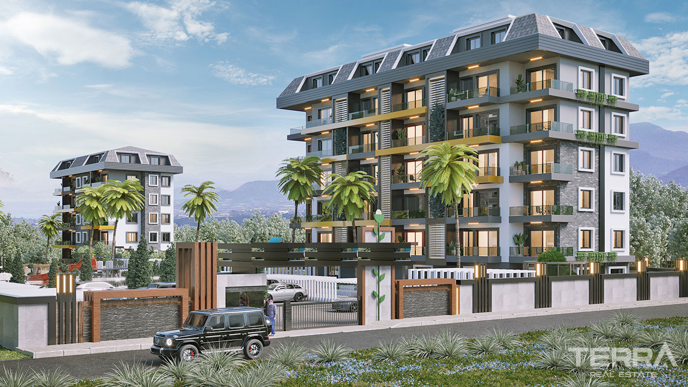 Olive Paradise Čaršija III — Apartments in Avsallar, Alanya, Turkey - 56866