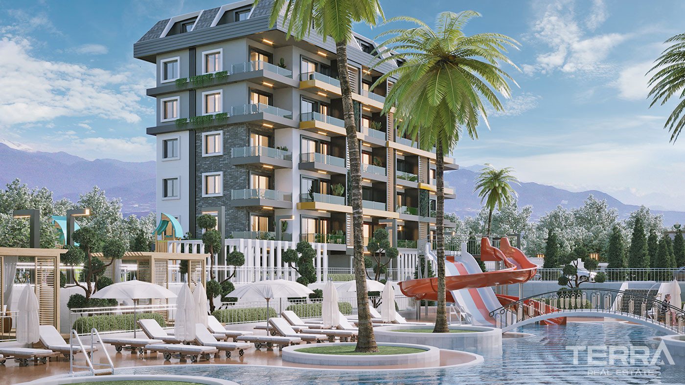 Olive Paradise Čaršija III — Apartments in Avsallar, Alanya, Turkey - 56869