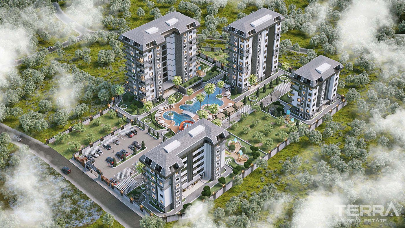 Olive Paradise Čaršija III — Apartments in Avsallar, Alanya, Turkey - 56876