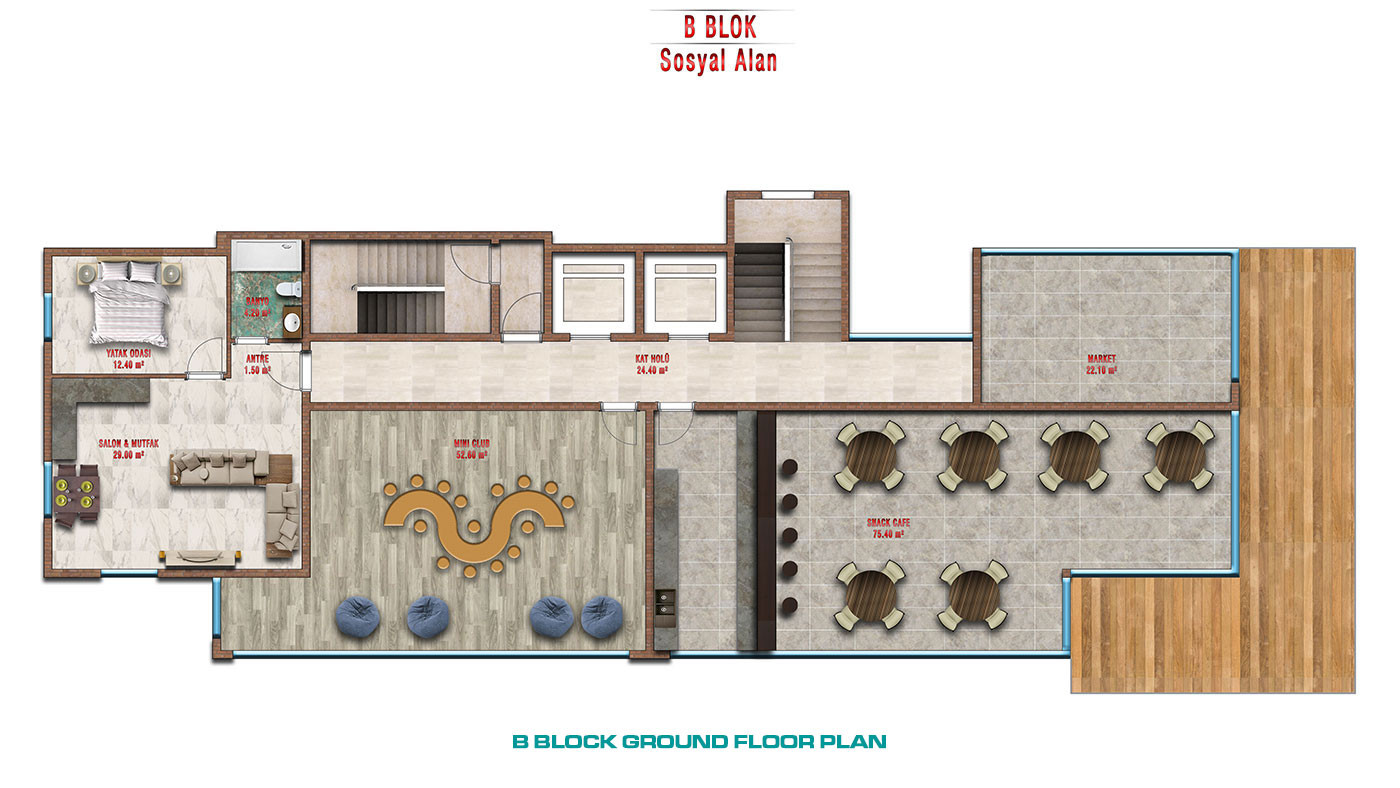 Olive Paradise Čaršija III — Apartments in Avsallar, Alanya, Turkey - 56877