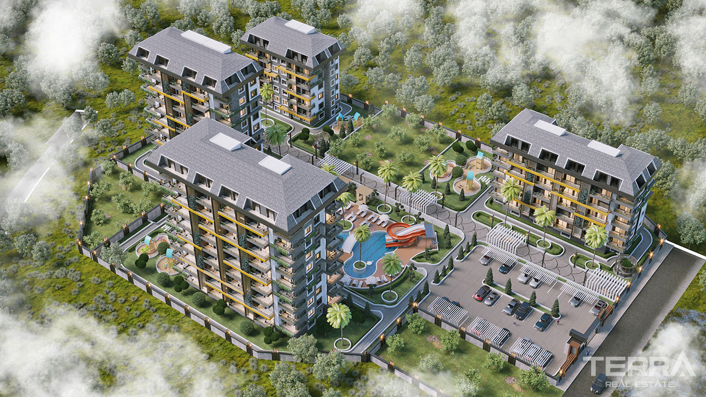 Olive Paradise Čaršija III — Apartments in Avsallar, Alanya, Turkey - 56879