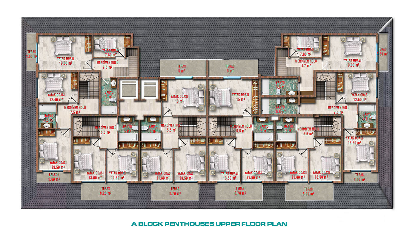 Olive Paradise Čaršija III — Apartments in Avsallar, Alanya, Turkey - 56881