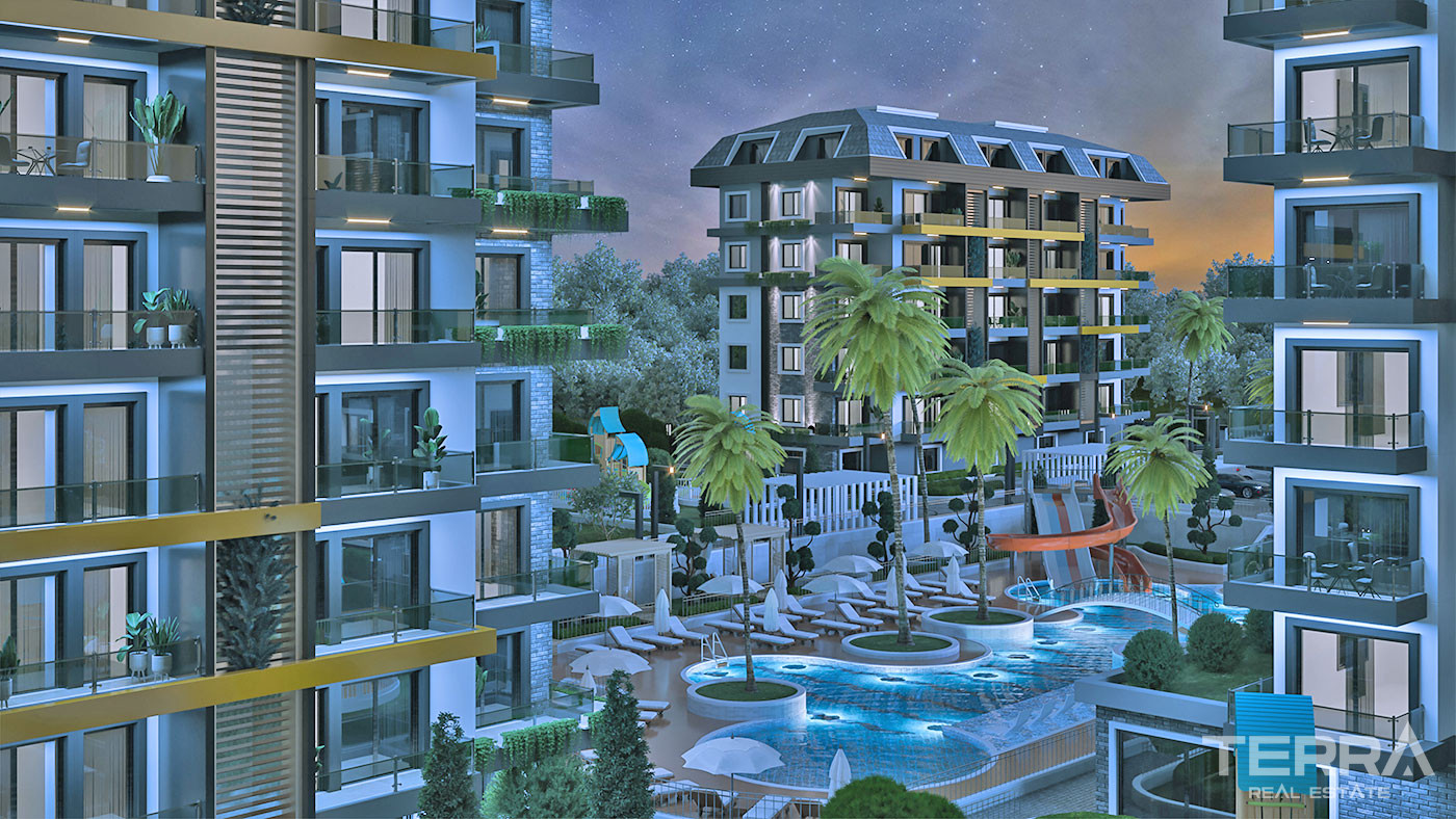 Olive Paradise Čaršija III — Apartments in Avsallar, Alanya, Turkey - 56882