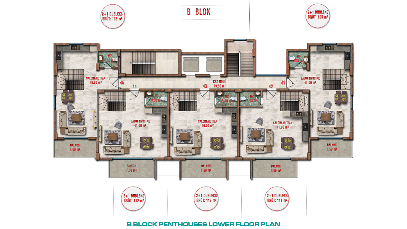Olive Paradise Čaršija III — Apartments in Avsallar, Alanya, Turkey - 56883